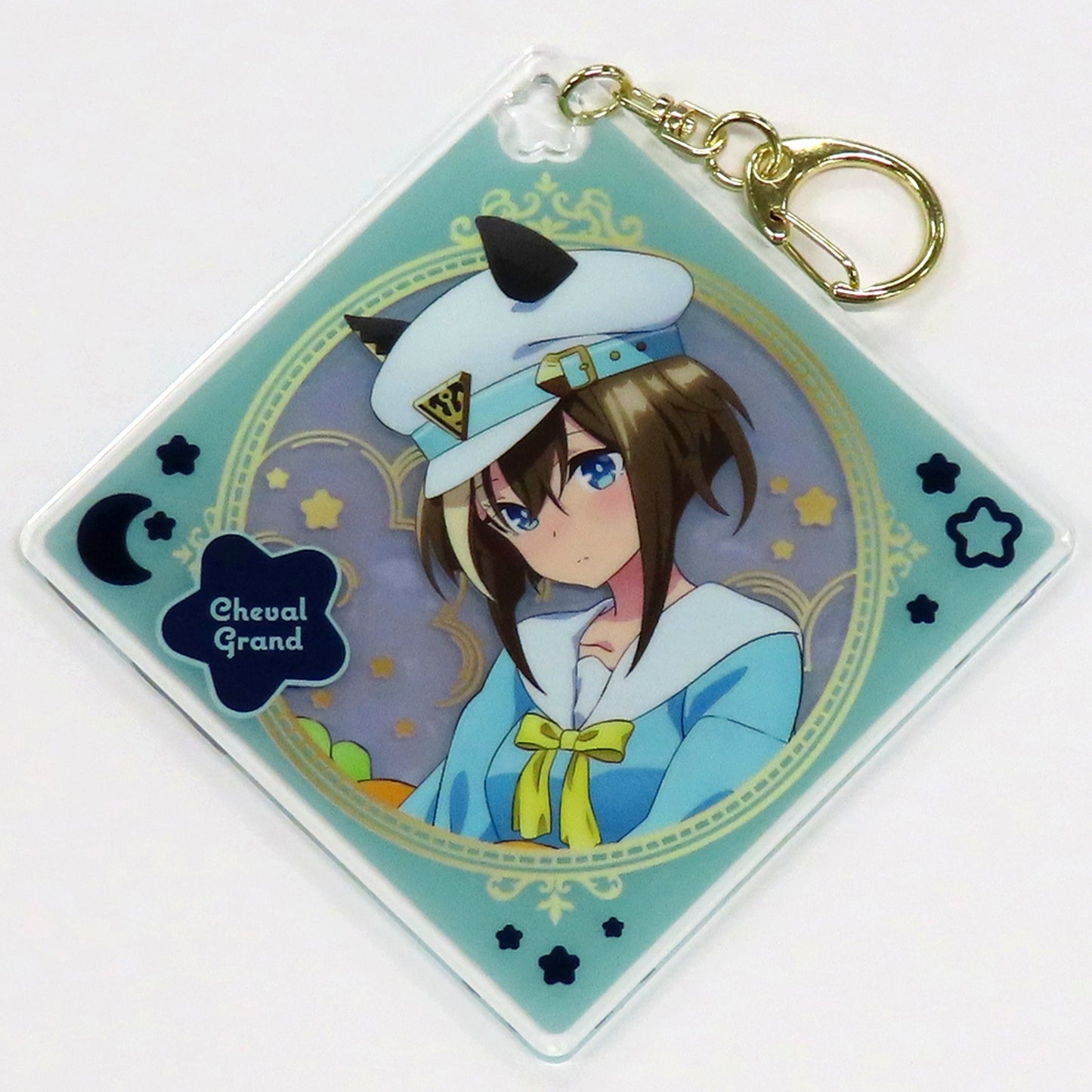 Cheval Grand Uma Musume Pretty Derby Season 3 Acrylic Keychain Relax time NAMCO Promotion Charapop Store [USED]
