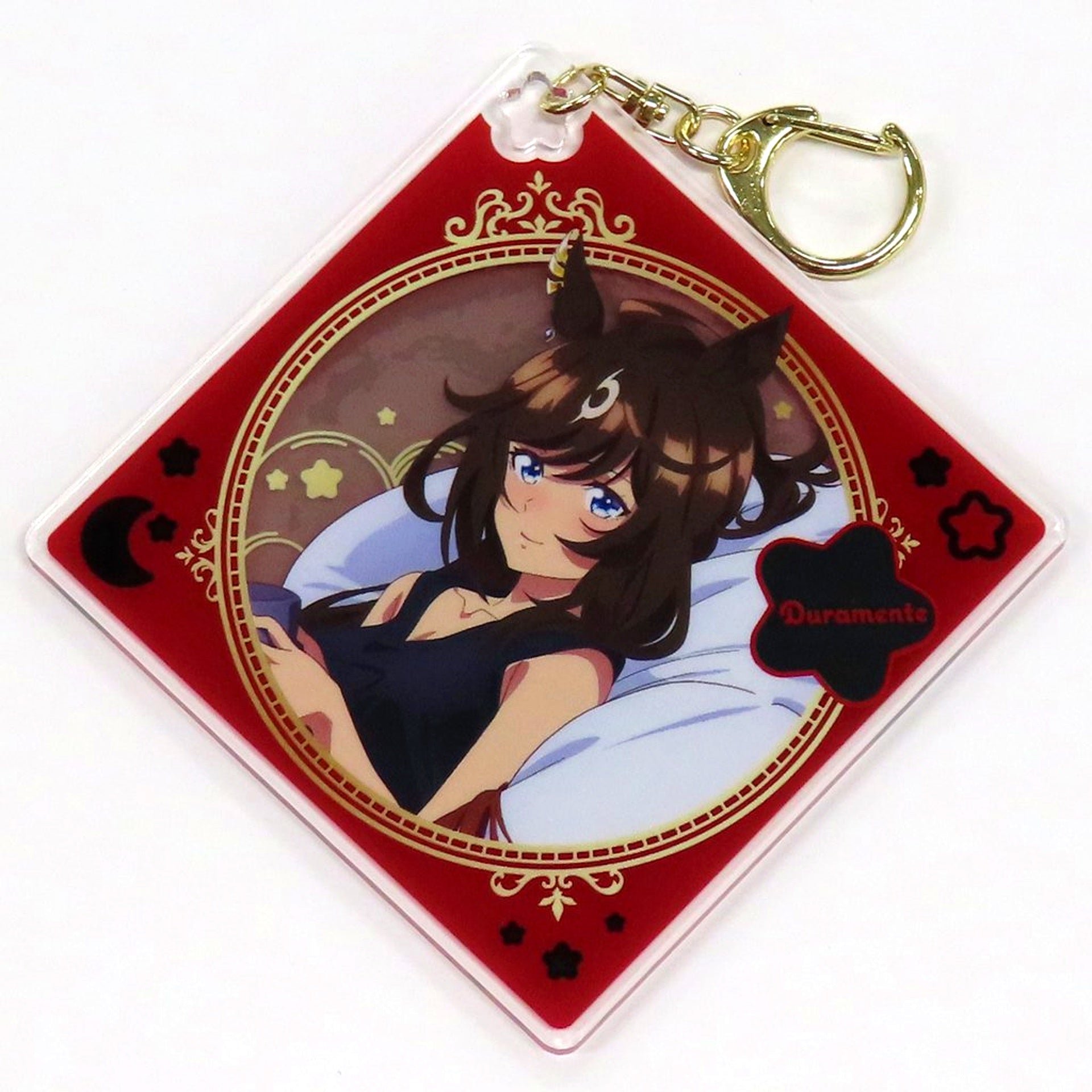 Duramente Umamusume Pretty Derby Season 3 Acrylic Keychain Relax time NAMCO Promotion Relax time Chara Pop Store [USED]