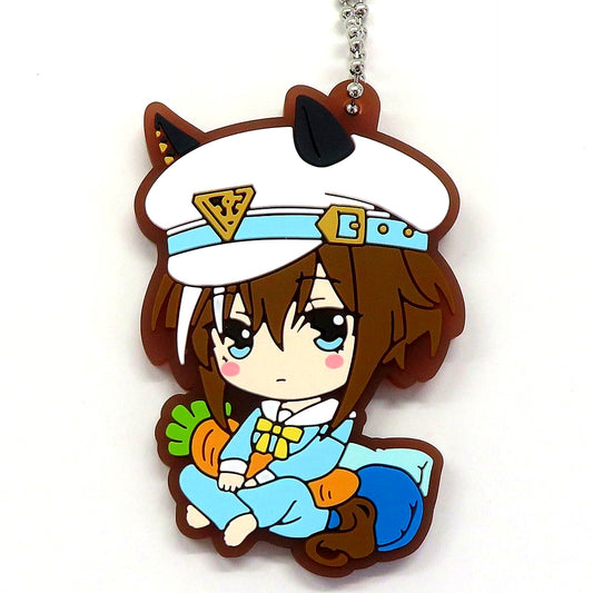 Cheval Grand Uma Musume Pretty Derby Season 3 Clear Rubber Mascot Relax time Bandai Namco Amusement Ltd [USED]