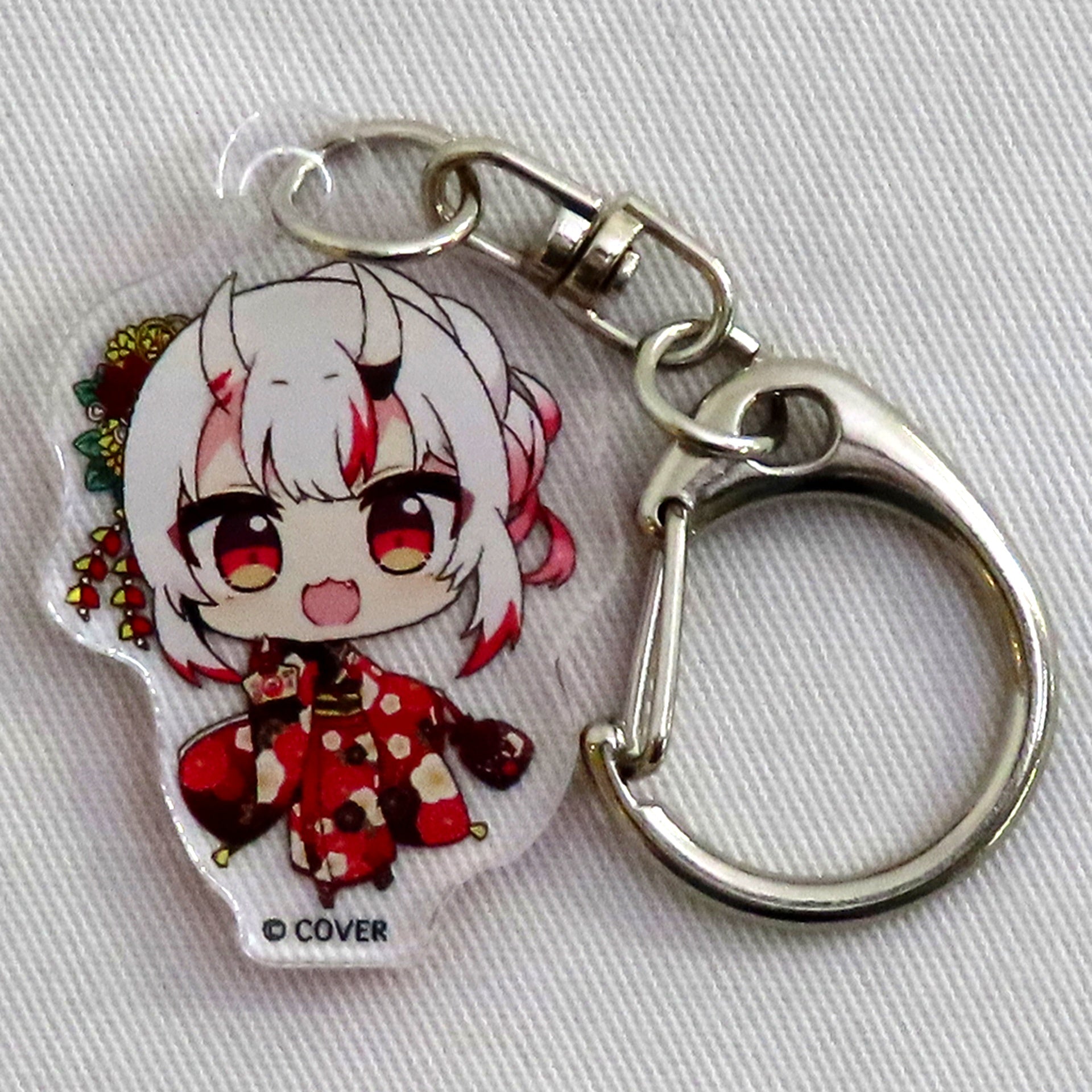 Nakiri Ayame Hololive Mini Acrylic Keychain Holo-cal Kyoto [USED]