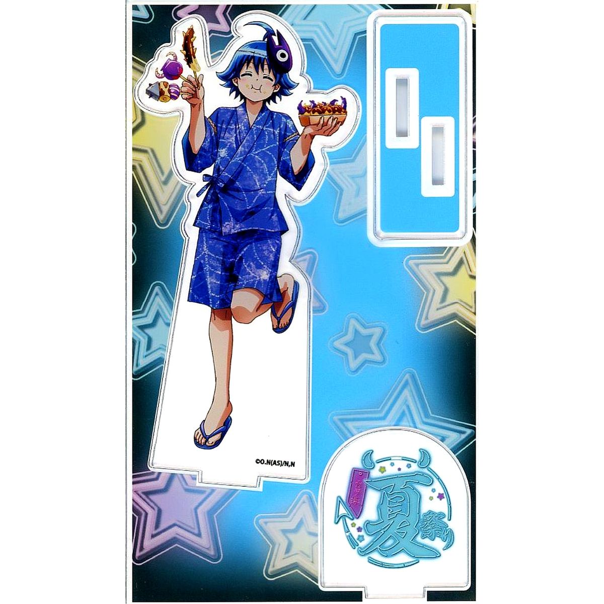 Suzuki Iruma Acrylic Stand Welcome to Demon School! Iruma-kun x Karaoke no Tetsujin Vol. 3 Karatetsu Summer Festival [USED]