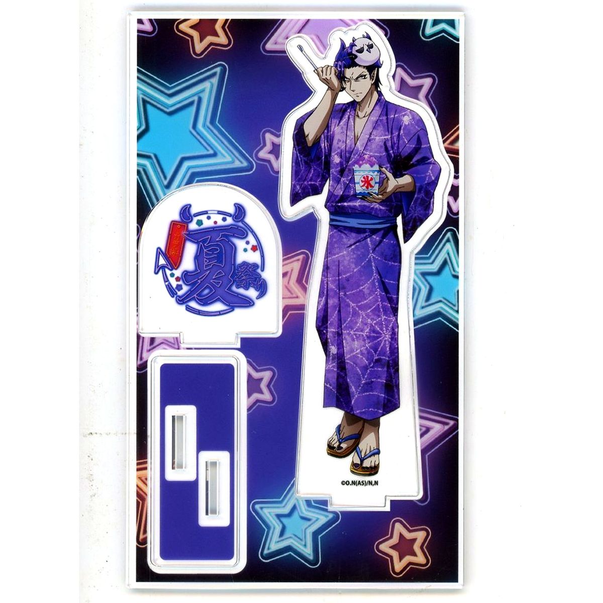 Naberius Kalego Acrylic Stand Welcome to Demon School! Iruma-kun x Karaoke no Tetsujin Vol. 3 Karatetsu Summer Festival [USED]