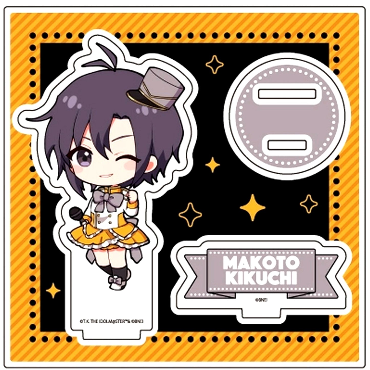 Makoto Kikuchi THE IDOLM@STER MILLION LIVE! Original Costume ver. Mini Character Illustration Acrylic Stand Plate [USED]