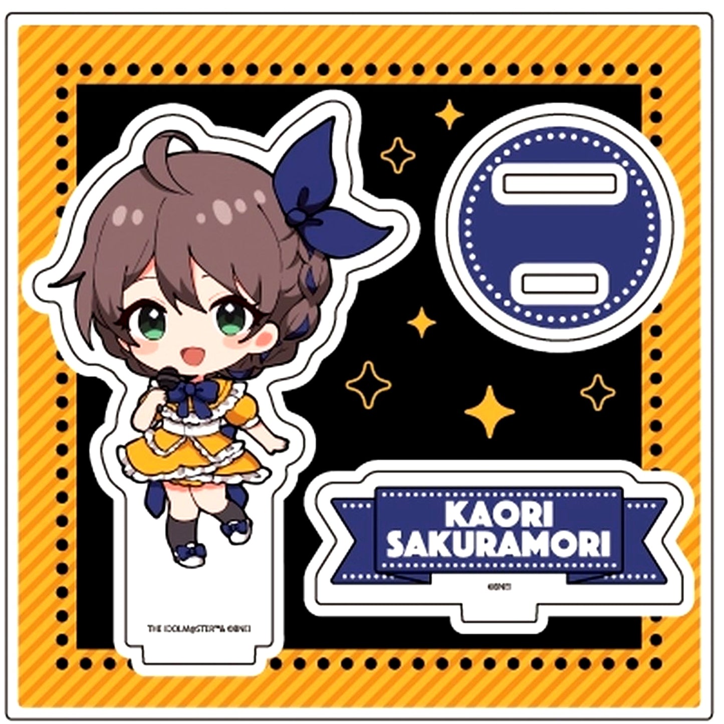 Kaori Sakuramori THE IDOLM@STER MILLION LIVE! Original Costume ver. Mini Character Illustration Acrylic Stand Plate [USED]