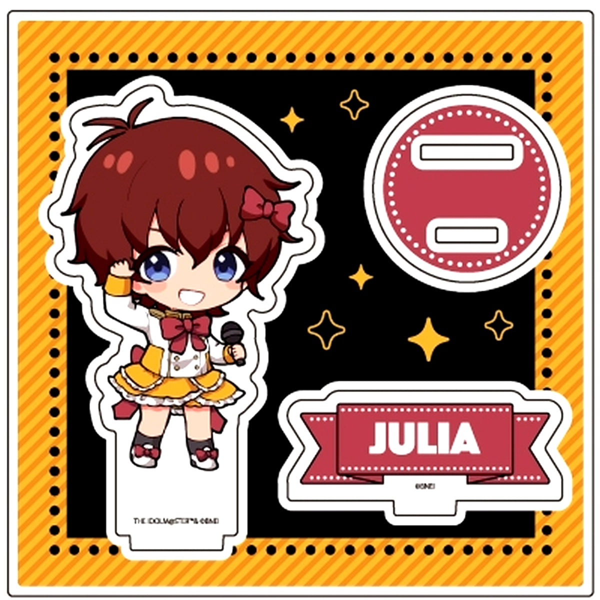 Julia 03. Mini Character Illustration Acrylic Stand Plate Original Outfit Version The Idolmaster Million Live! [USED]