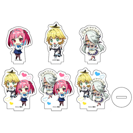 Set of 6 Mini Character Illustration 01. Acrylic Petit Stand Mistress Kanan is Easy as Hell [USED]