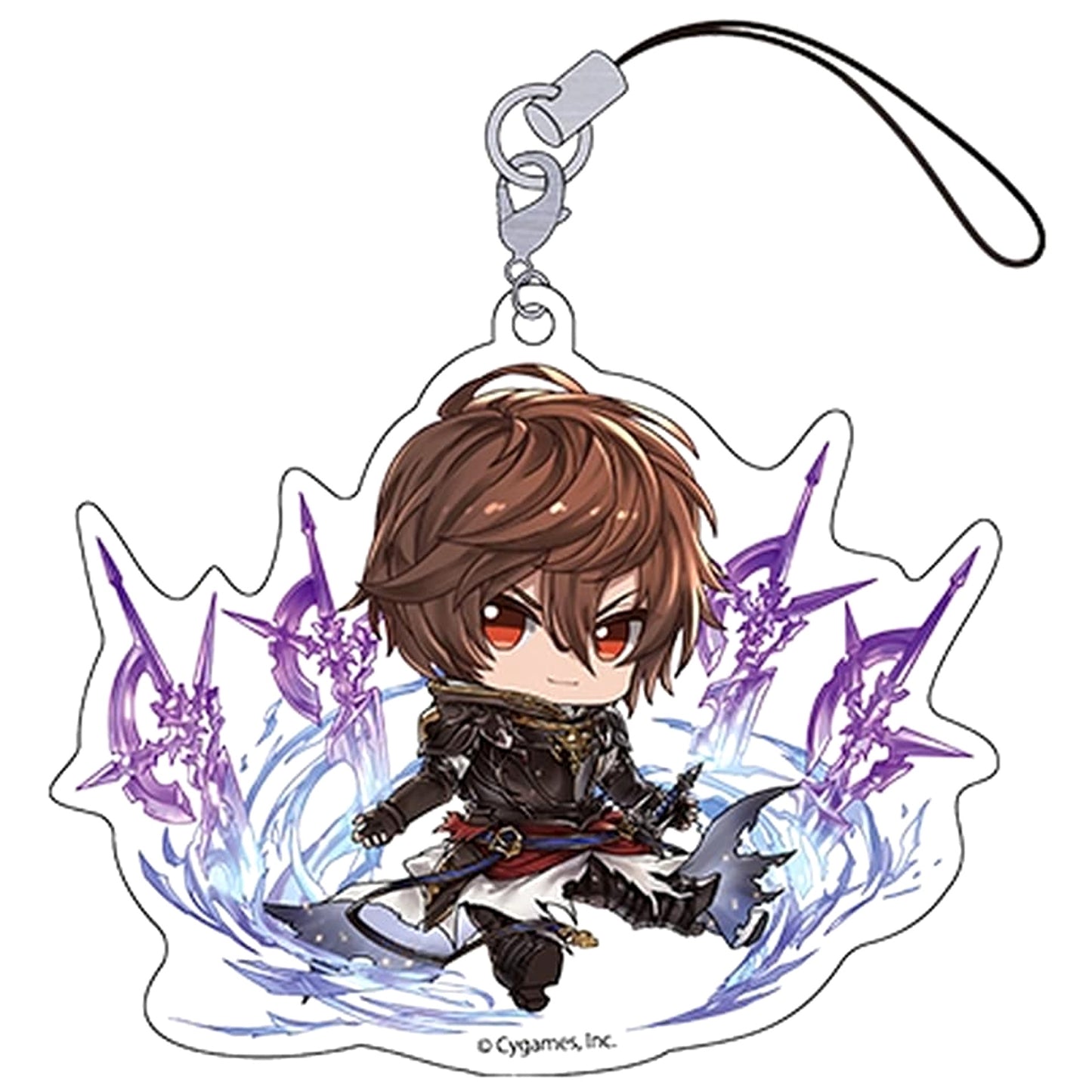 Granblue Fantasy Sandalphon Petanko Trading Acrylic Straps Vol.9 Keychains [USED]