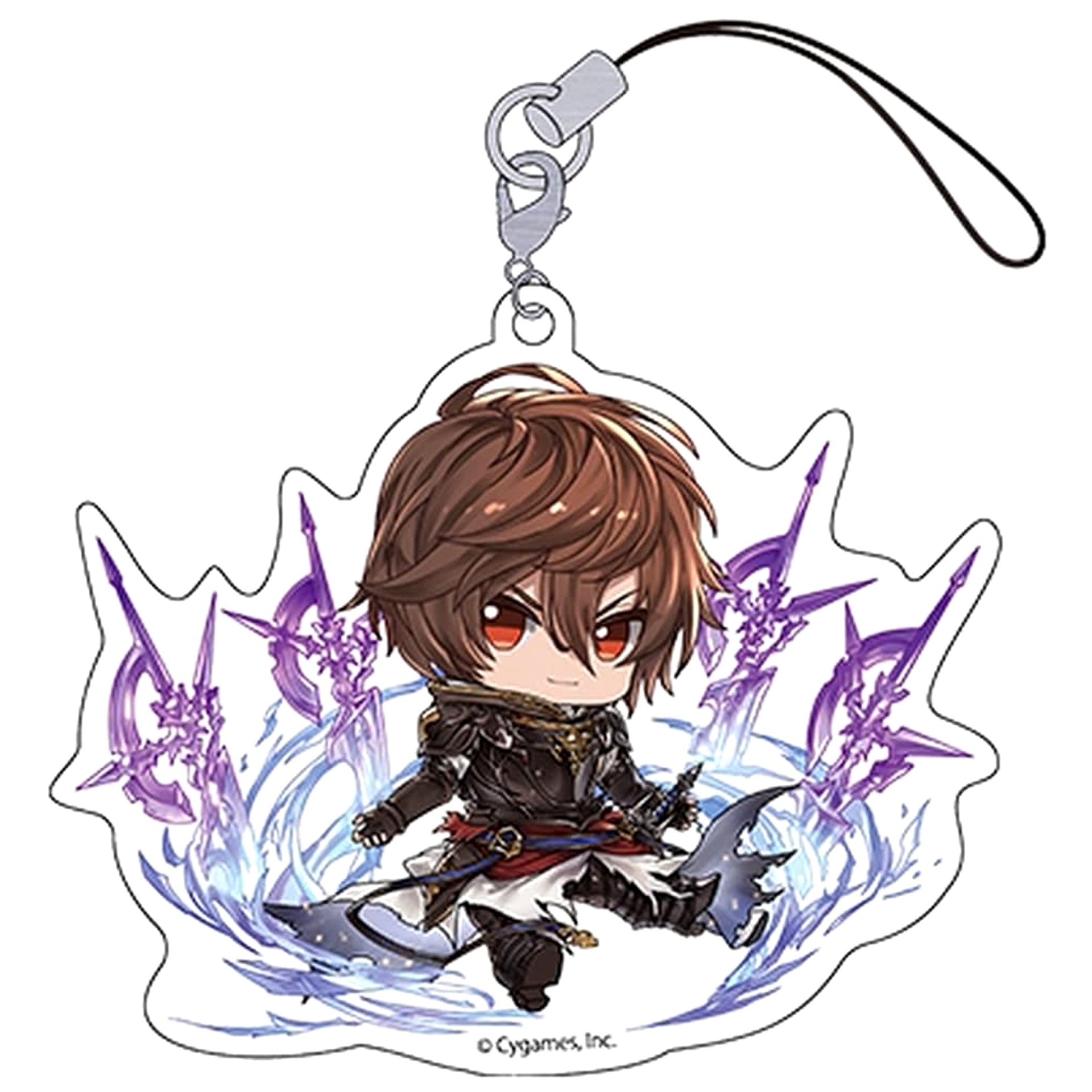 Granblue Fantasy Sandalphon Petanko Trading Acrylic Straps Vol.9 Keychains [USED]