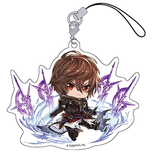 Granblue Fantasy Sandalphon Petanko Trading Acrylic Straps Vol.9 Keychains [USED]