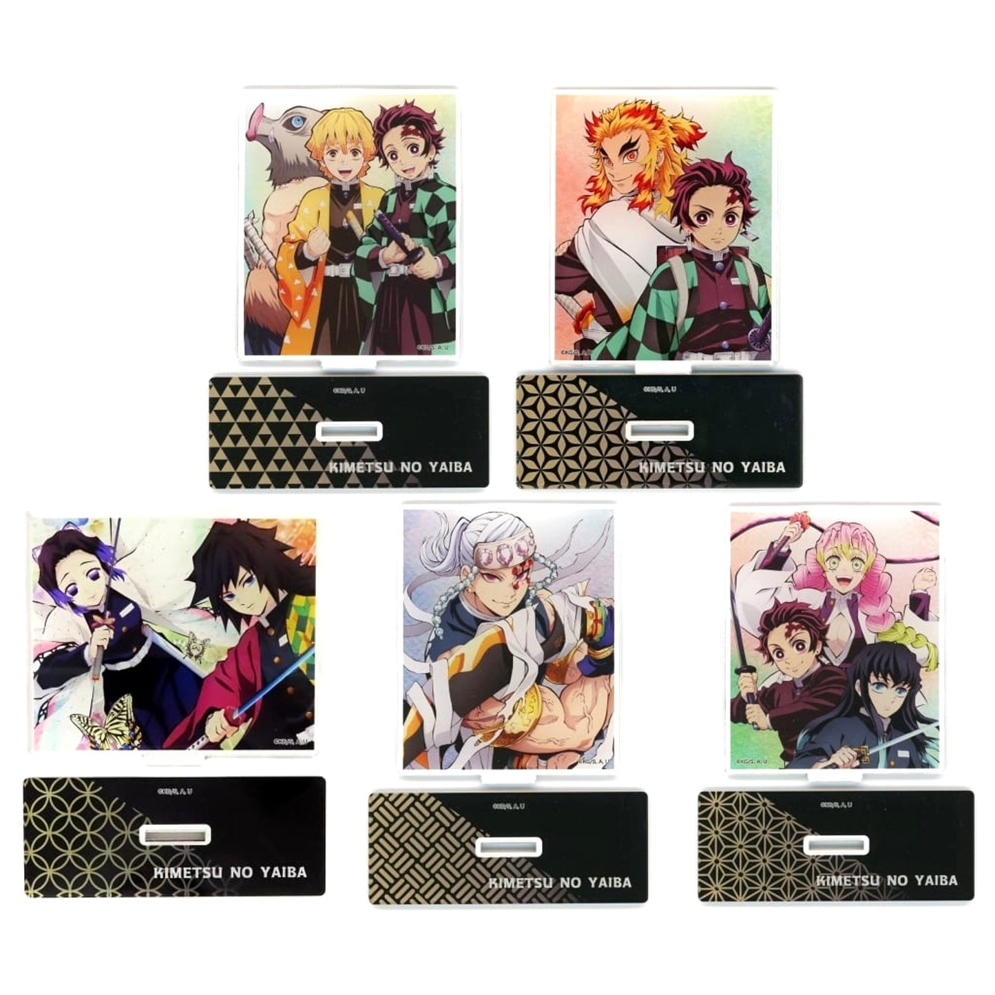 Tanjiro Kamado & Others Demon Slayer: Kimetsu no Yaiba All 5 Types Set Acrylic Stand Collection [USED]