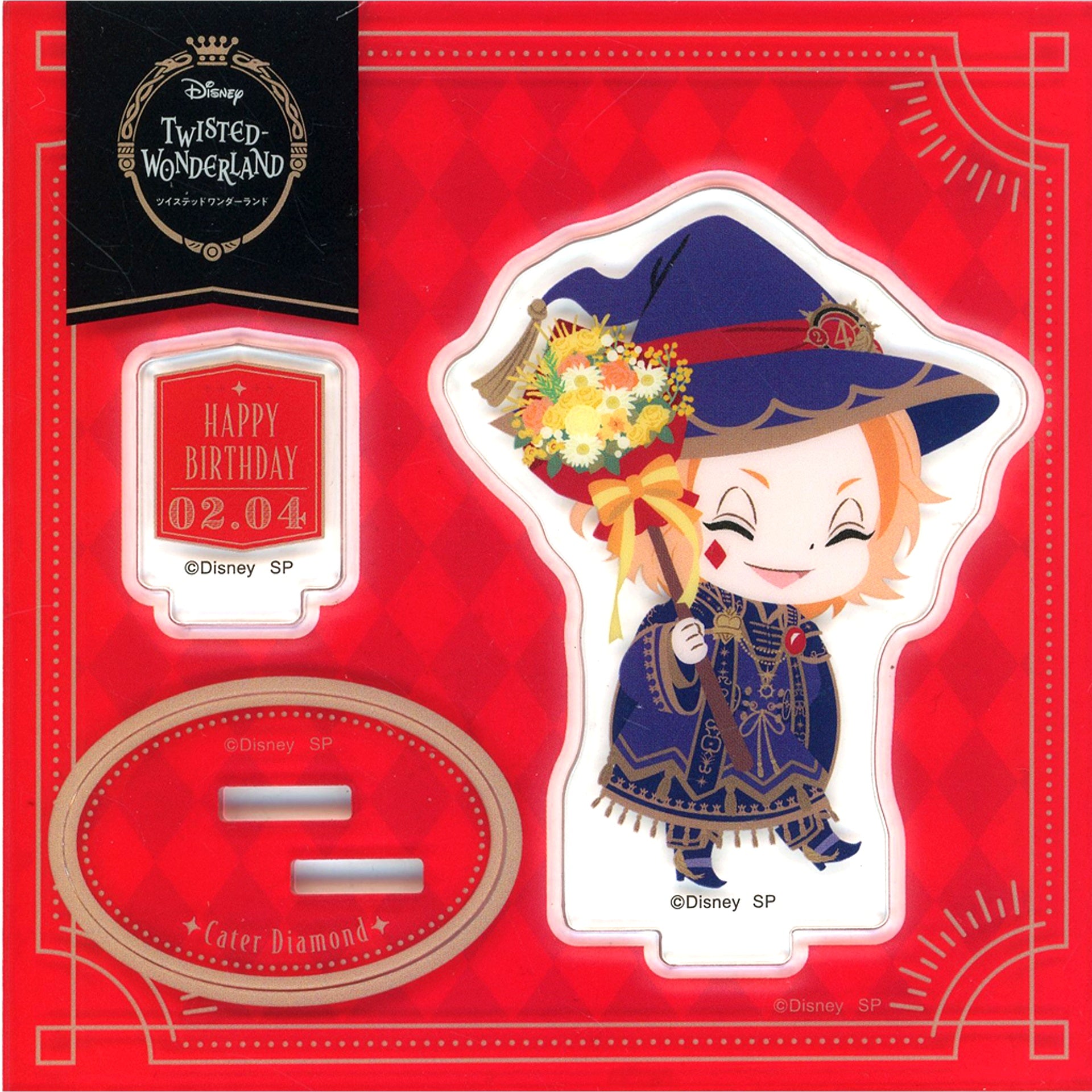 Cater Diamond Birthday 3rd Acrylic Stand Disney Twisted-Wonderland [USED]