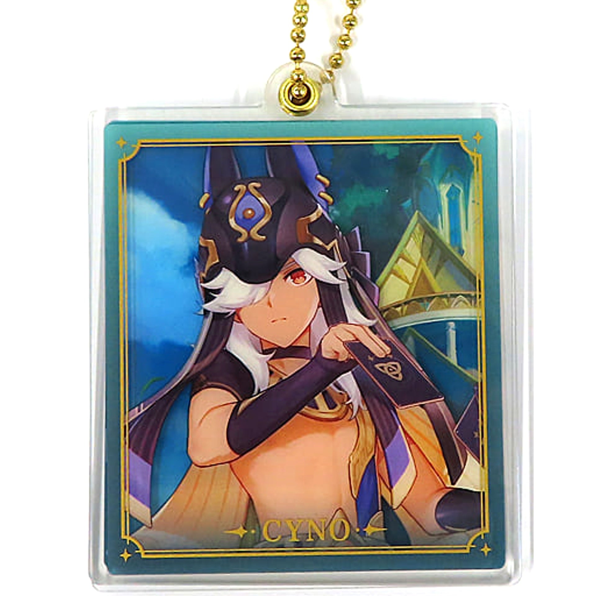 Genshin Cyno Theme Series Double Layer Acrylic Keychain Keychains [USED]