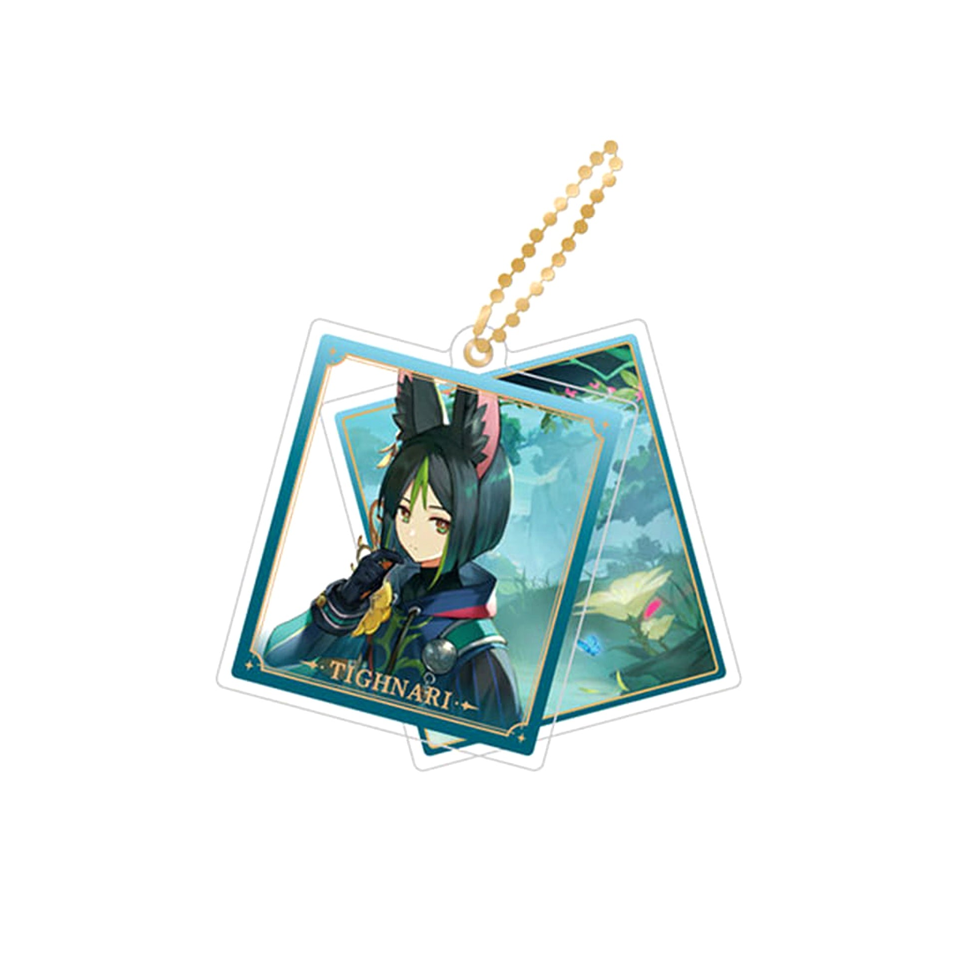 Genshin Tighnari Theme Series Double Layer Acrylic Keychain Keychains [USED]
