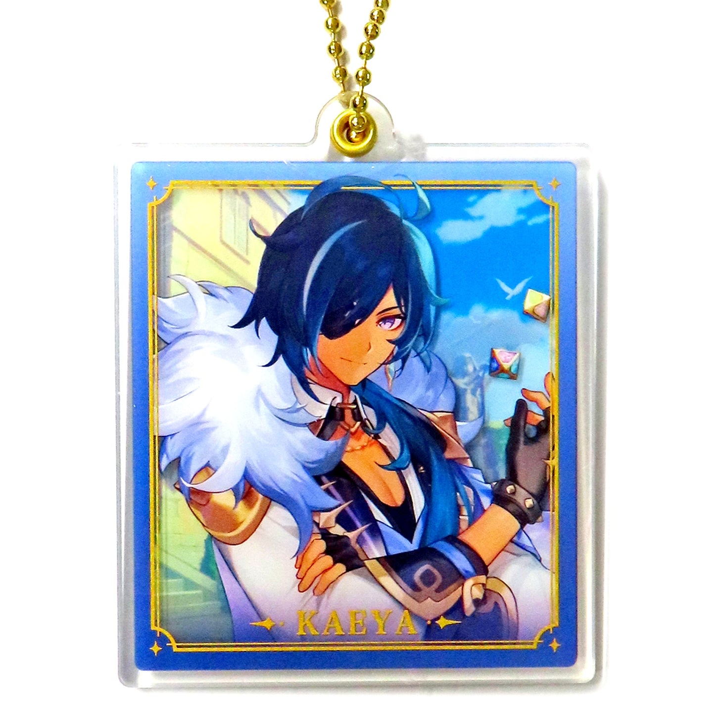 Kaeya Genshin Impact Theme Series Double Layer Acrylic Keychain [USED]