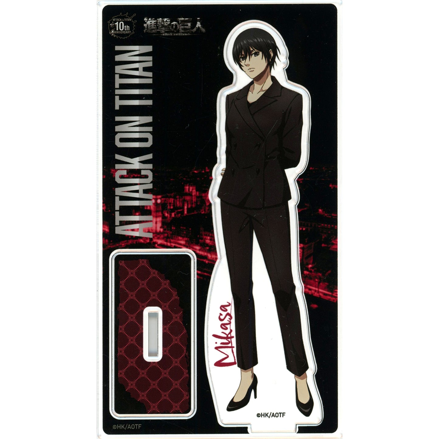 Mikasa Ackerman Attack on Titan The Final Season The Final Chapters Part 2 Karaoke no Tetsujin Acrylic Stand [USED]