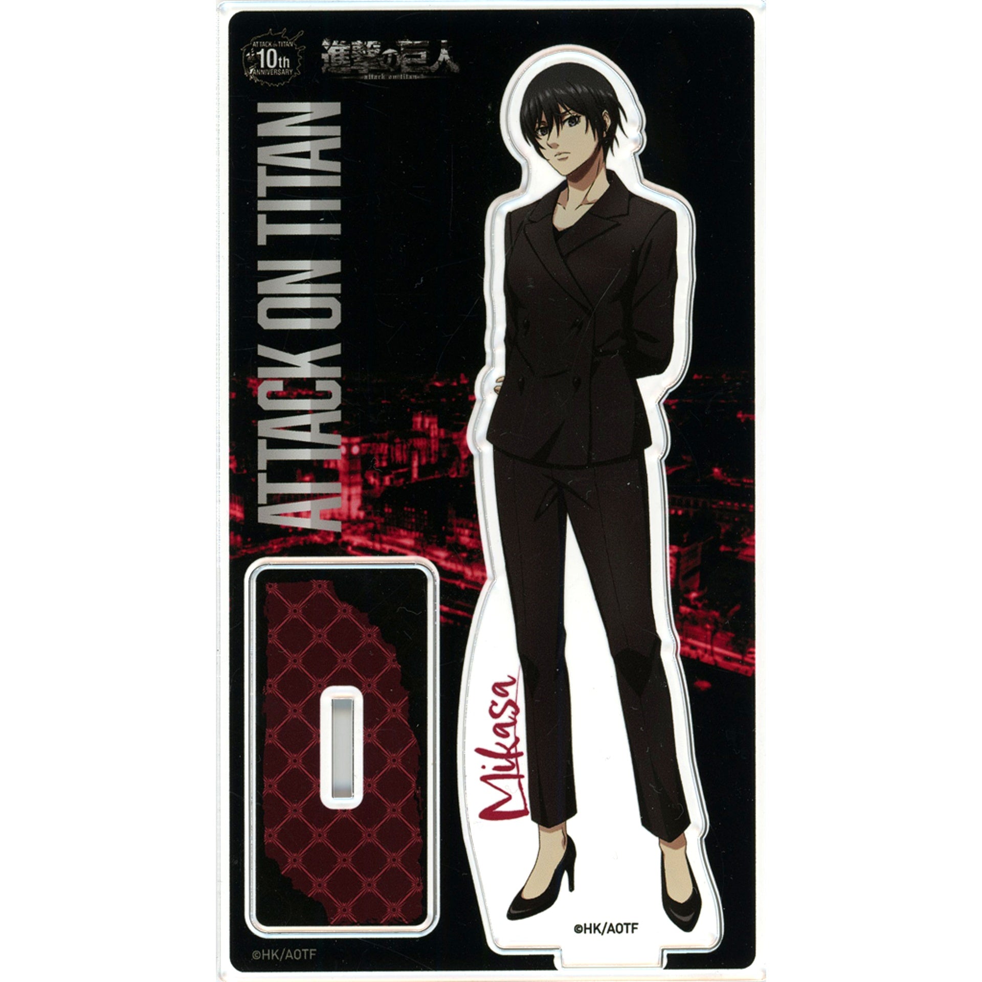 Mikasa Ackerman Attack on Titan The Final Season The Final Chapters Part 2 Karaoke no Tetsujin Acrylic Stand [USED]
