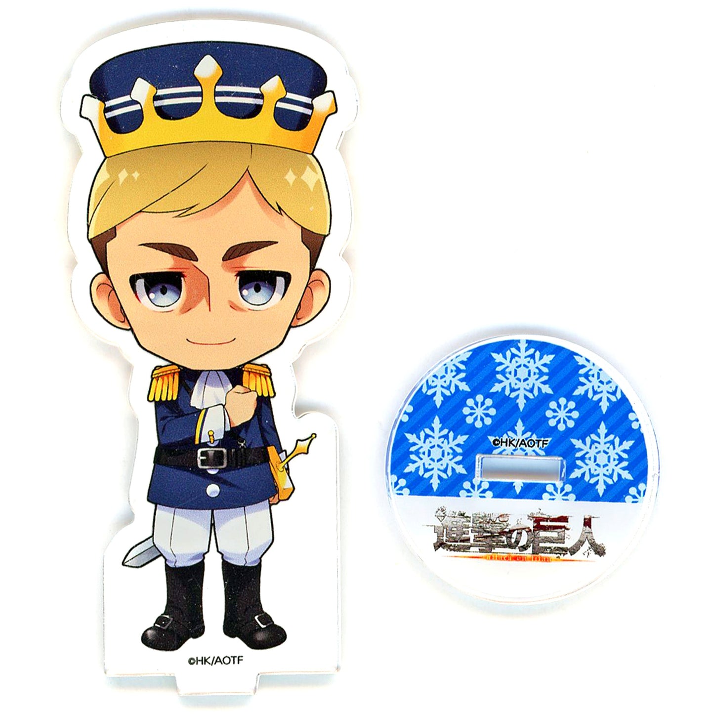 Erwin Smith Attack on Titan PRINCESS CAFE Christmas Preparation Mini Chibi Acrylic Stand [USED]