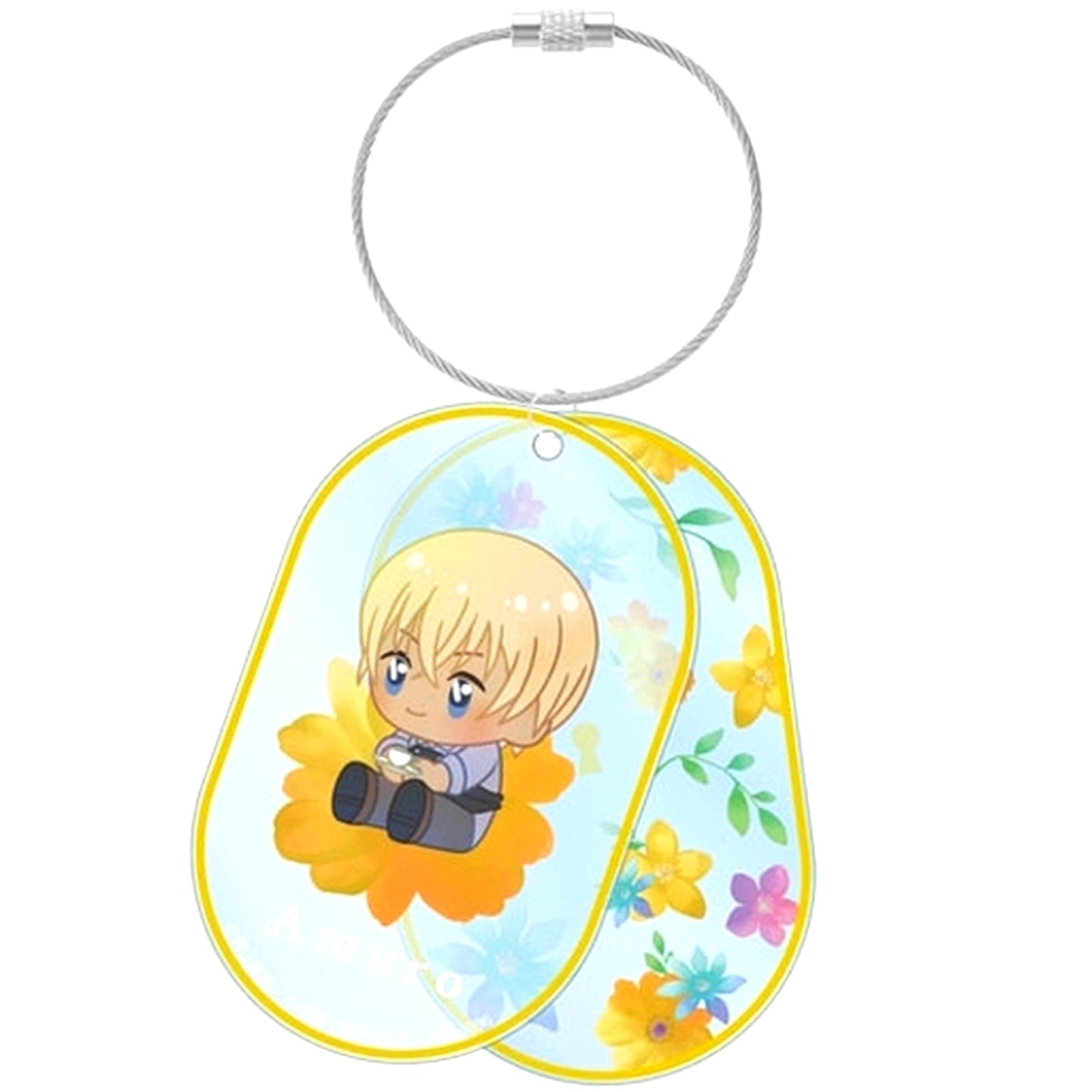 Toru Amuro Detective Conan Botania 2-Wire BIG Acrylic Keychain [USED]
