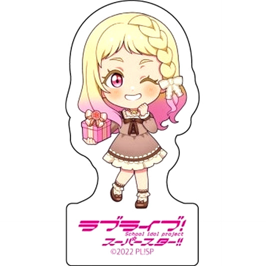 Natsumi Onitsuka Acrylic Block Valentine 2024 Chibi Ver. Love Live! Superstar!! [USED]