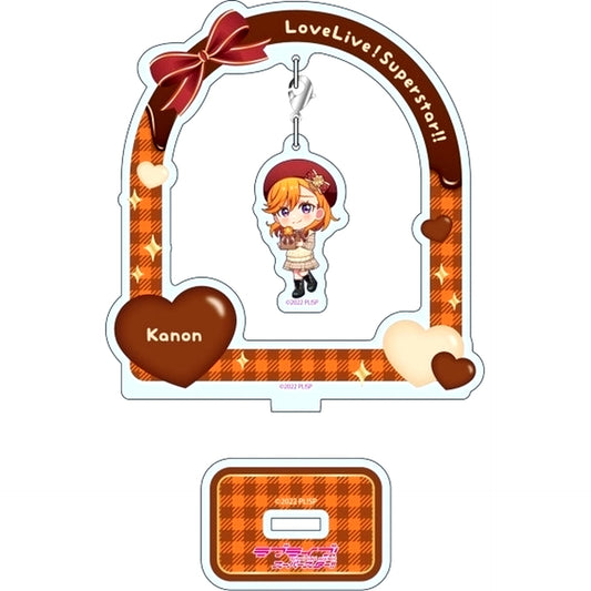 Kanon Shibuya Furafura Acrylic Stand Valentine 2024 Chibi Ver. Love Live! Superstar!! [USED]