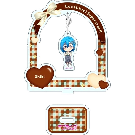 Shiki Wakana Valentine 2024 Chibi Ver. Furafura Acrylic Stand Love Live! Superstar!! [USED]
