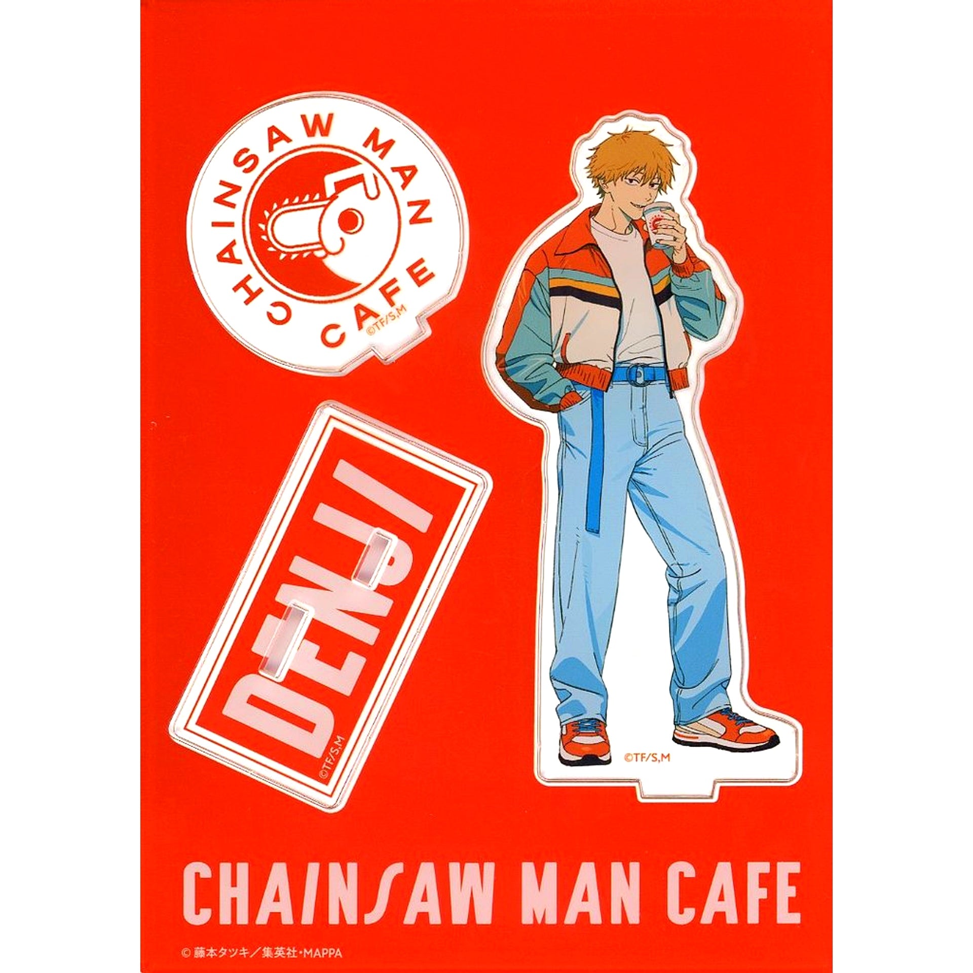 Denji Chainsaw Man Cafe in BOX cafe & space Acrylic Stand [USED]