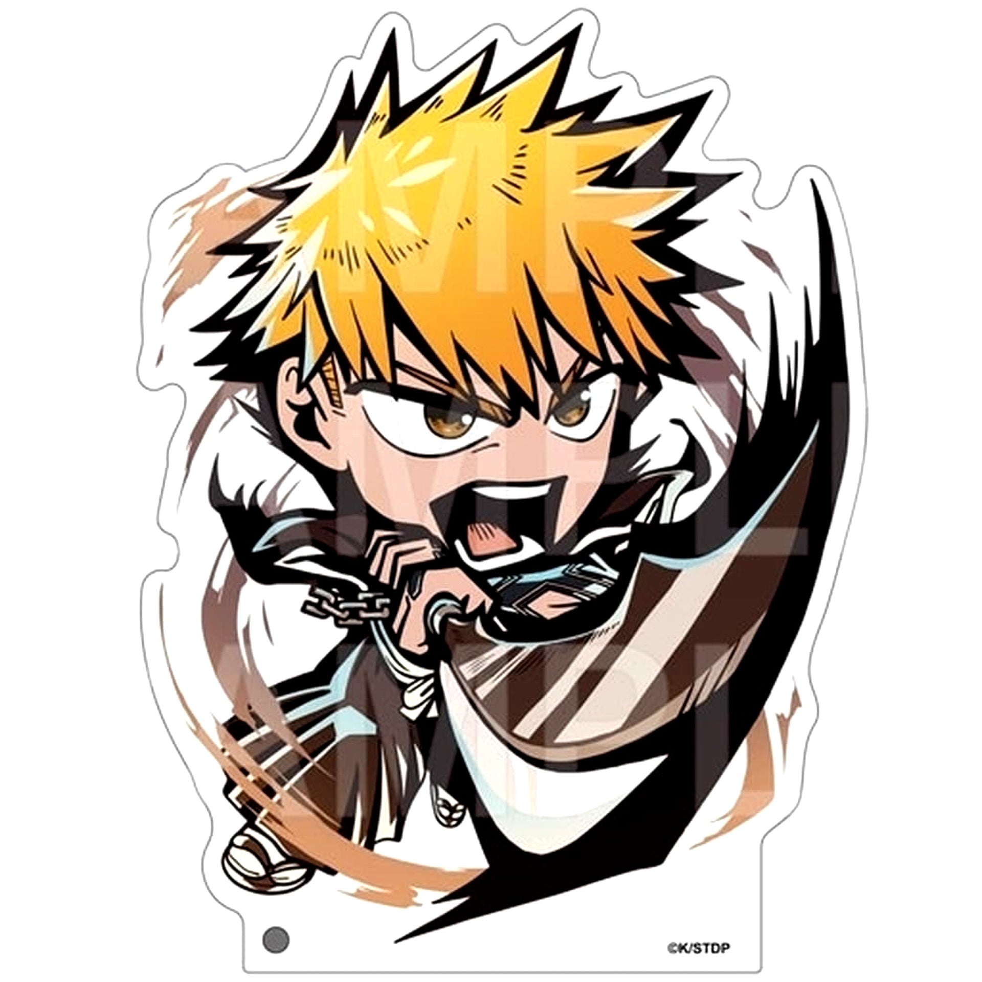 Ichigo Kurosaki BLEACH Thousand-Year Blood War E-TOON Big Acrylic Stand E-DINER POP UP SHOP [USED]
