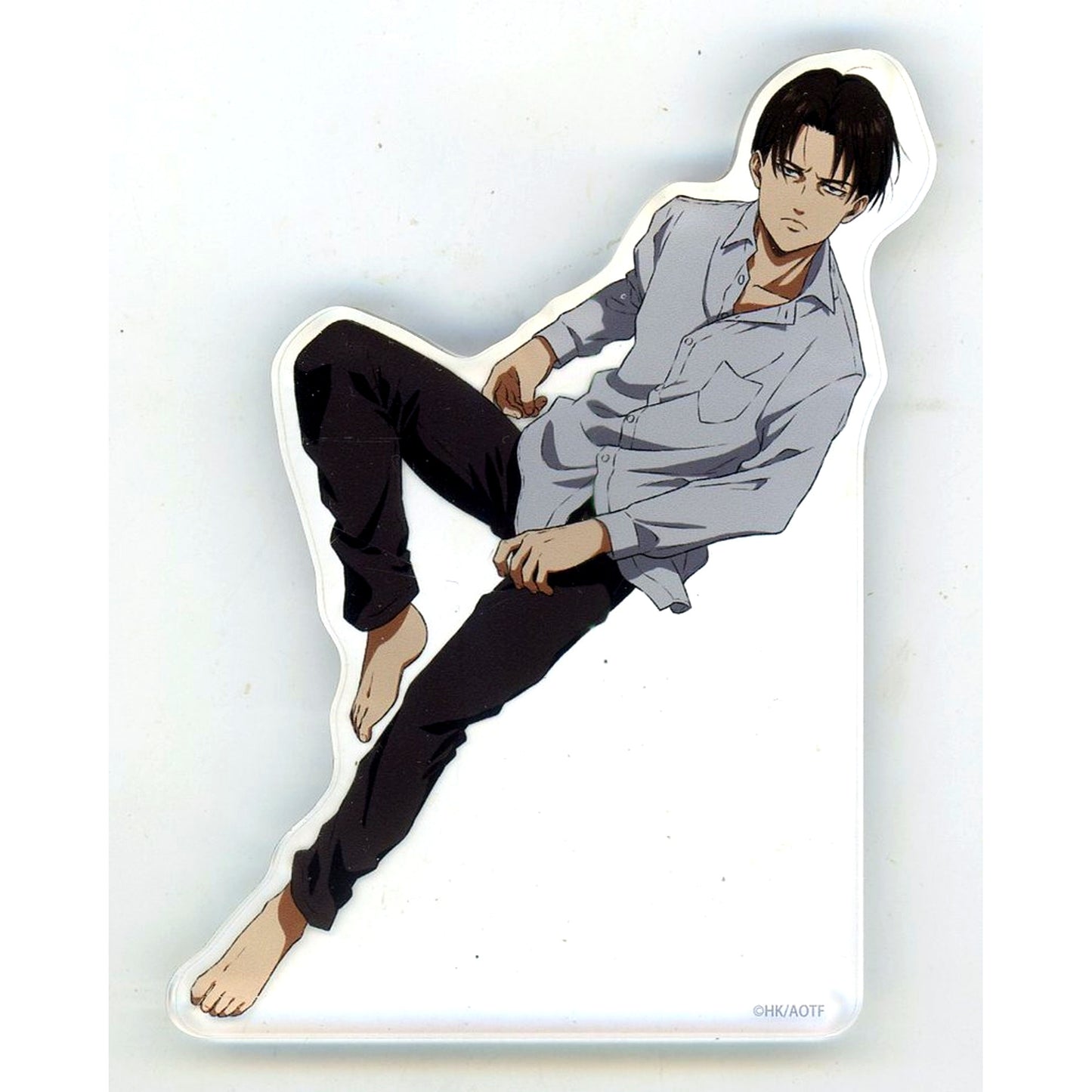 Levi Ackerman Attack on Titan The Final Season POP UP SHOP Shinjuku Marui Annex Good Morning Series Die Cut Acrylic Stand [USED]