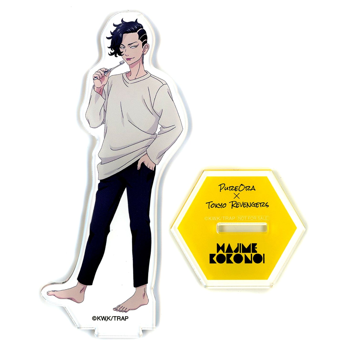 Hajime Kokonoi Single Item Tokyo Revengers x Kao Pyuora Change the Future of Your Mouth with Toothbrushing Revengers! Campaign Winning Item Acrylic Stand [USED]