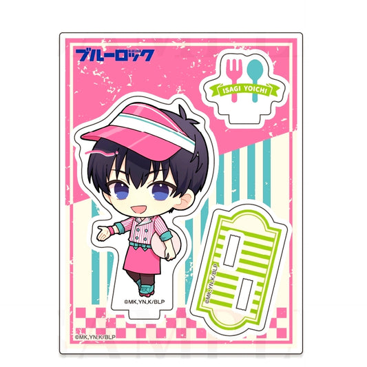 Yoichi Isagi BLUE LOCK DINER Mini Chibi Acrylic Stand Blue Lock [USED]