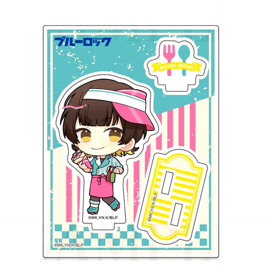 Meguru Bachira BLUE LOCK DINER Mini Chibi Acrylic Stand Blue Lock [USED]