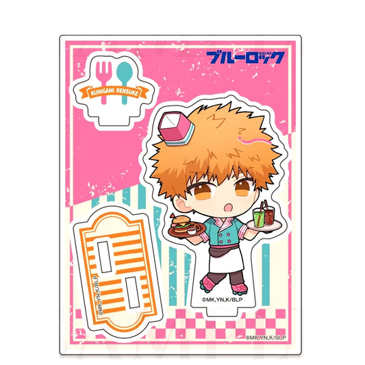 Rensuke Kunigami BLUE LOCK DINER Mini Chibi Acrylic Stand Blue Lock [USED]