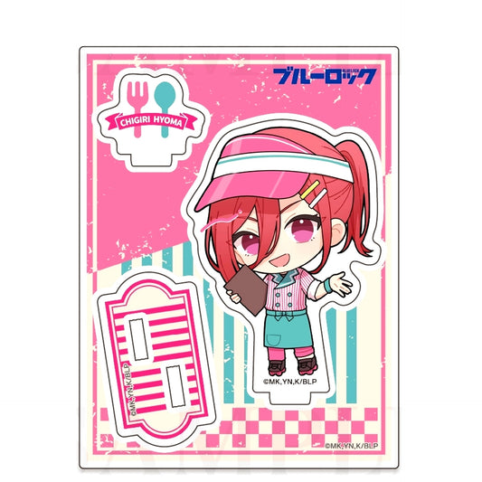 Hyoma Chigiri Blue Lock Diner Mini Character Acrylic Stand Blue Lock [USED]