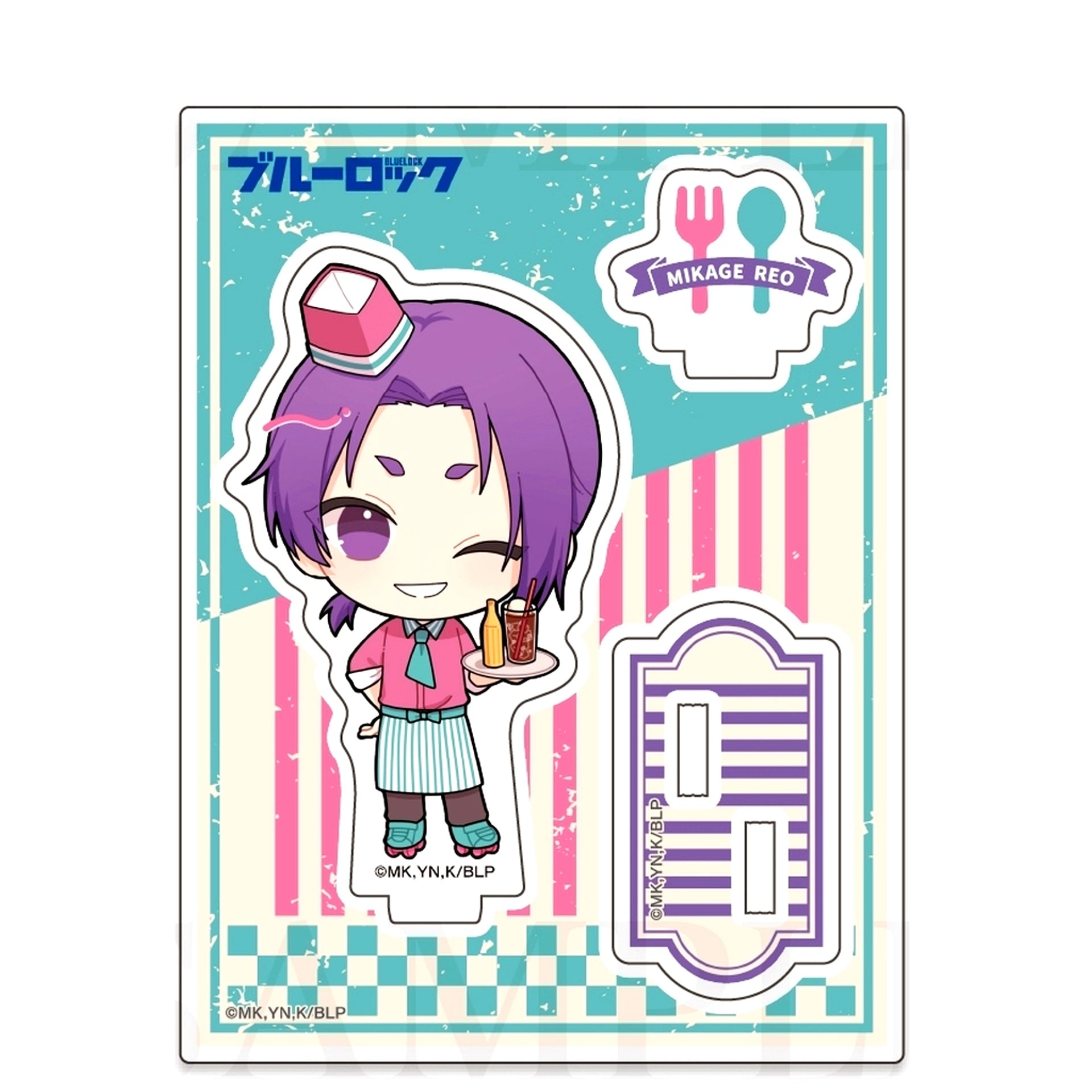 Reo Mikage BLUE LOCK DINER Mini Character Acrylic Stand Blue Lock [USED]