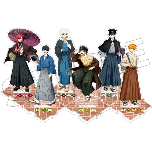 Set of 6 Blue Lock Retro Modern Mini Acrylic Stand [USED]
