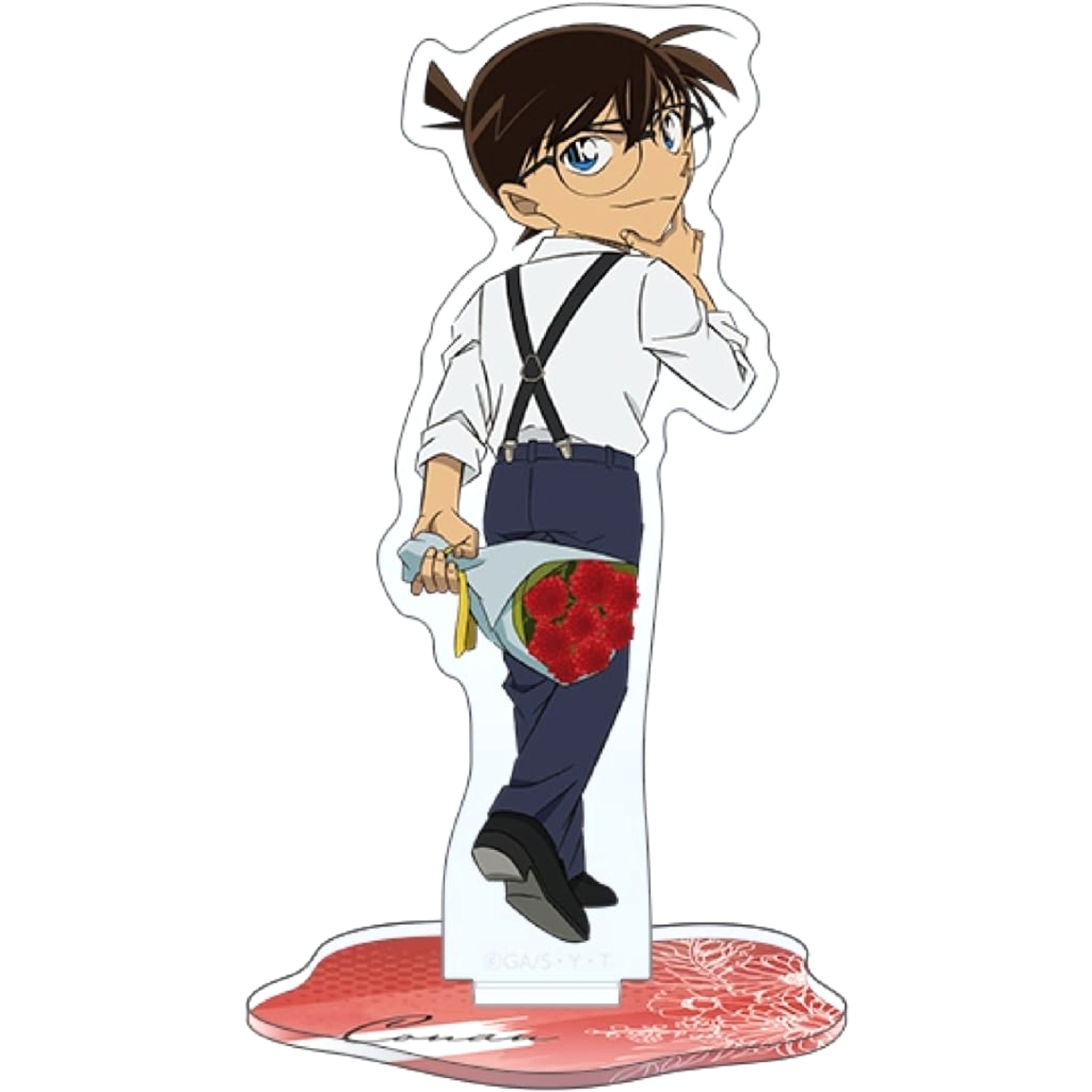 Conan Edogawa Rose Behind Back Detective Conan Acrylic Stand [USED]
