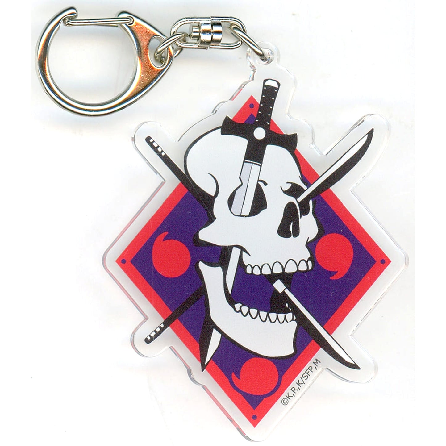 Shangri-La Frontier Emblem L Ashura Society Acrylic Keychain Keychains [USED]