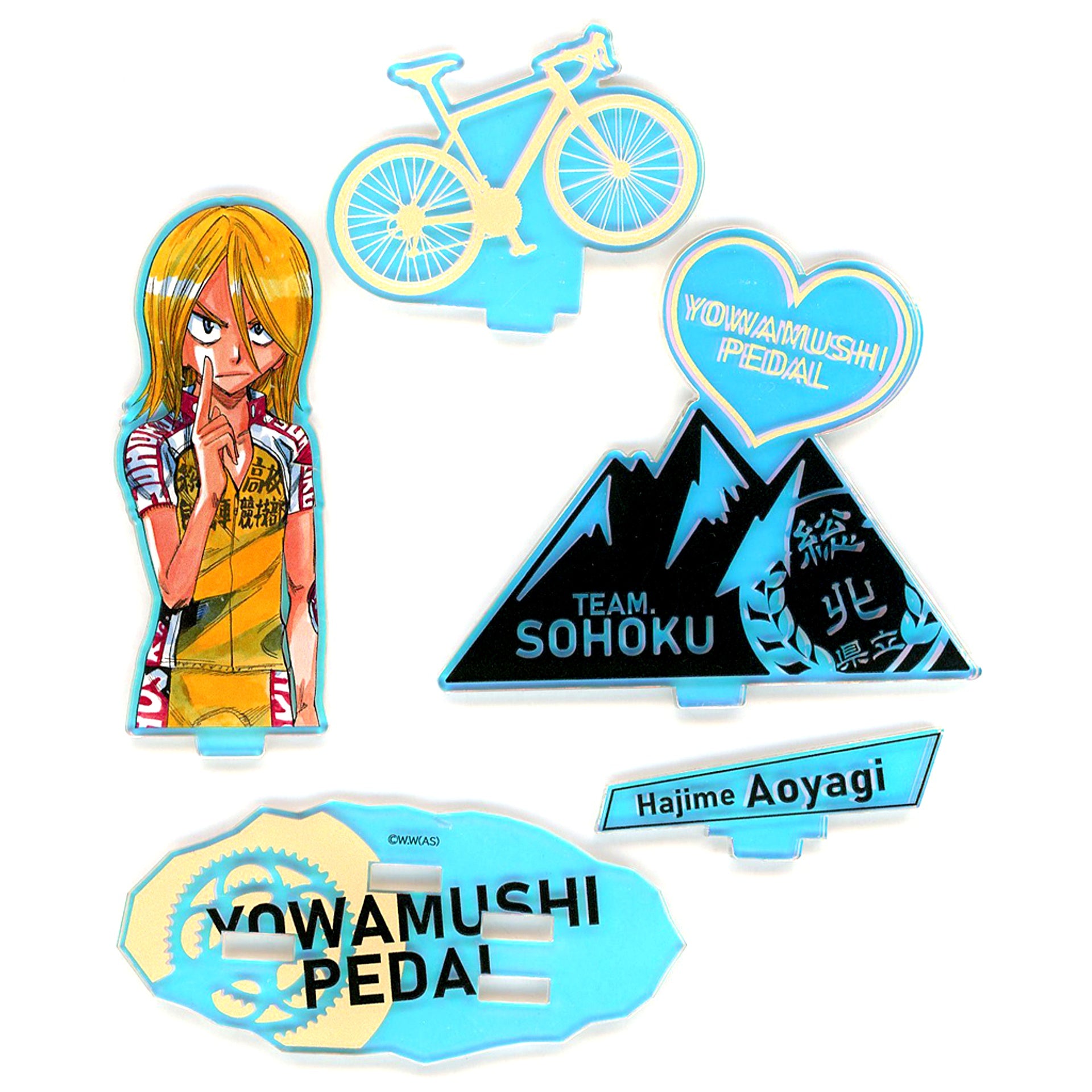 Hajime Aoyagi Yowamushi Pedal Sohoku High School Ver. Aurora Acrylic Ver. BIG Acrylic Stand [USED]