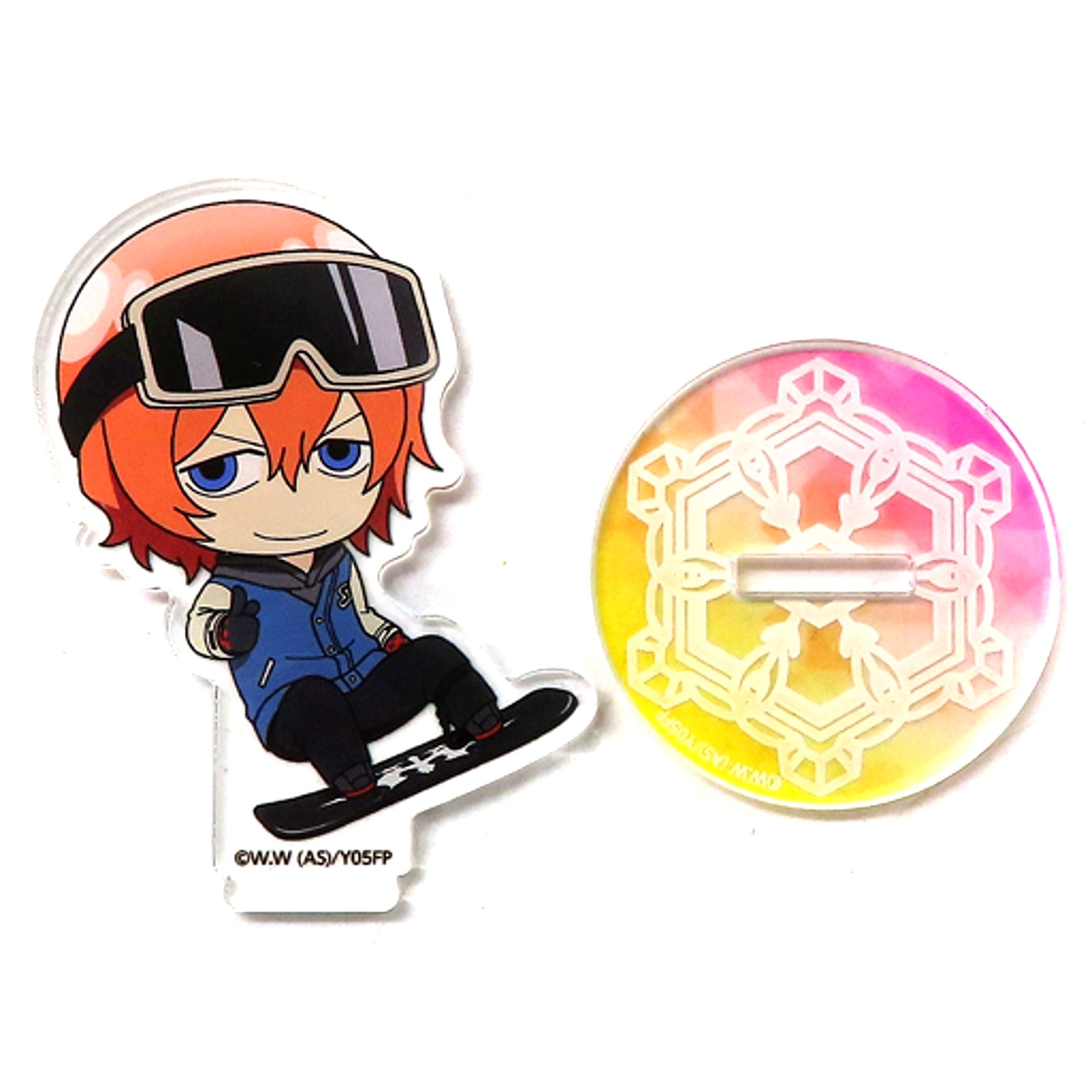 Hayato Shinkai Mini Character Acrylic Stand Snowboarding Yowamushi Pedal Limit Break [USED]