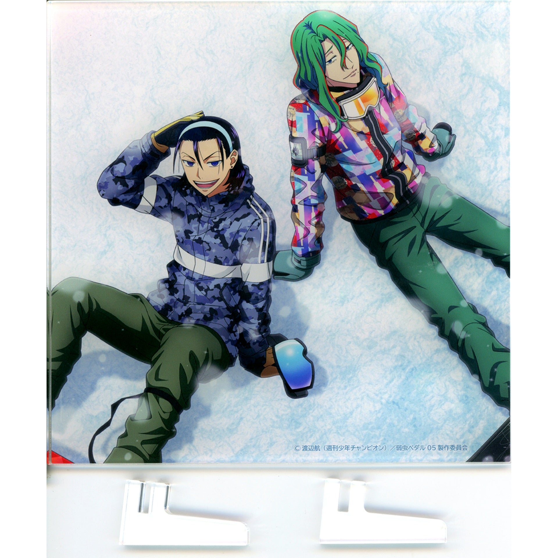 Makishima & Todo Acrylic Panel Snowboarding Yowamushi Pedal Limit Break [USED]