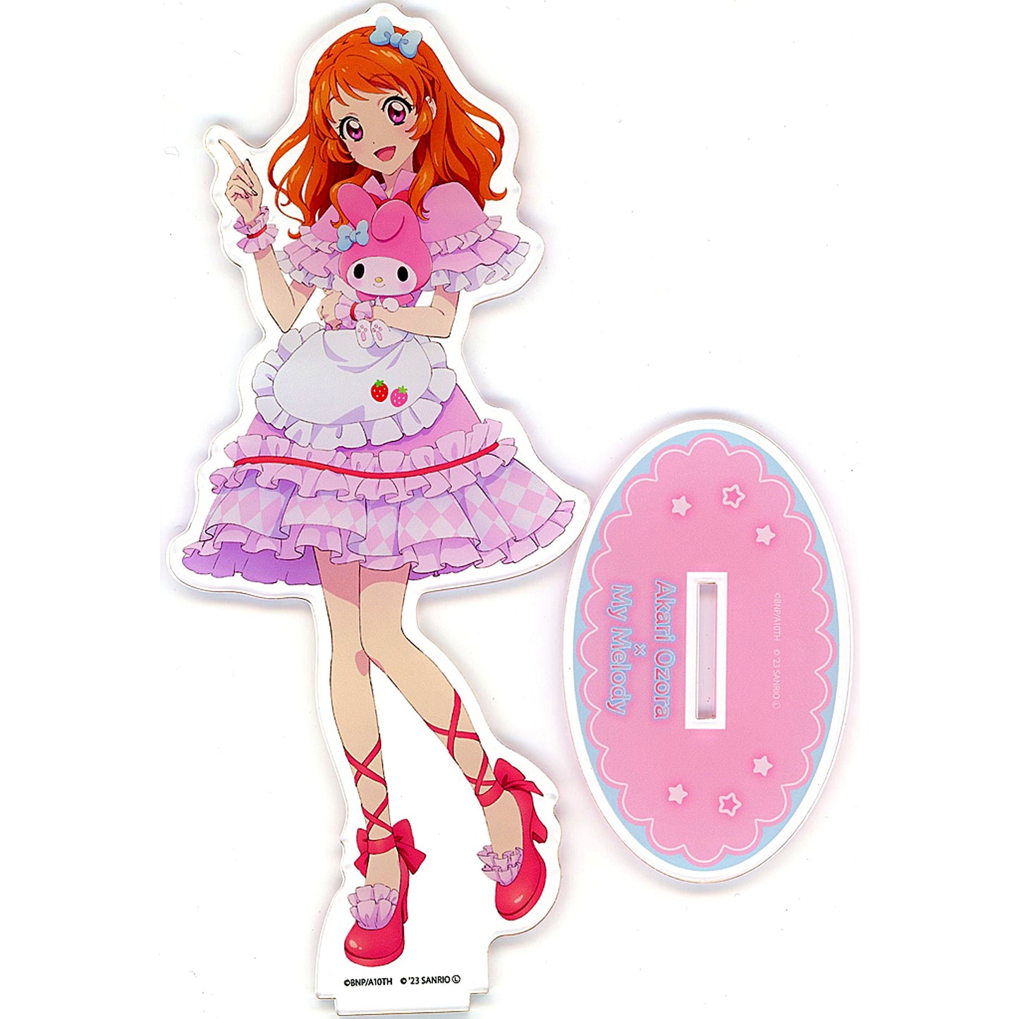 Akari Ozora x My Melody Life-size Illustration Acrylic Stand Aikatsu! x Sanrio Characters 2nd Collabo POP UP SHOP [USED]