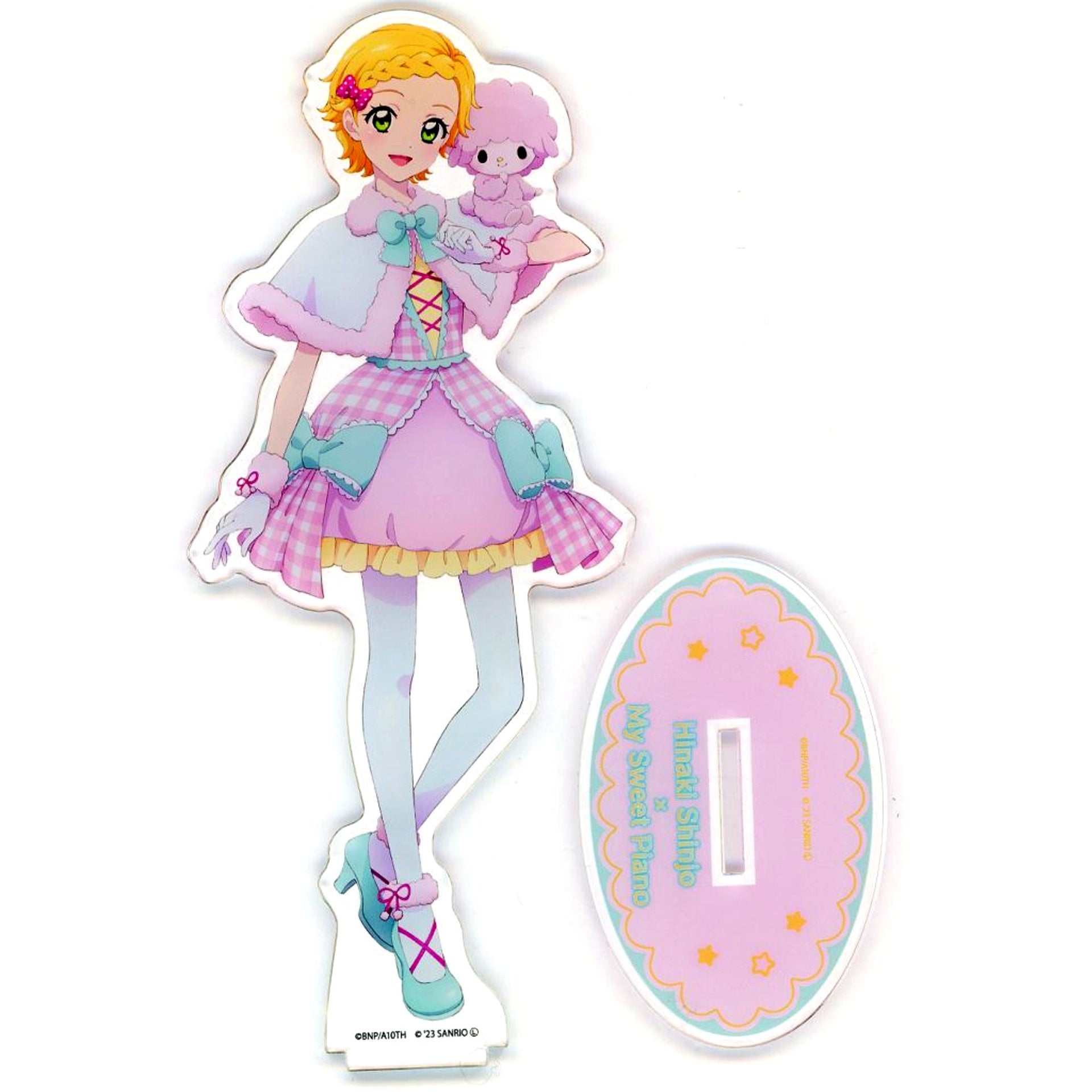Hinaki Shinjo x My Sweet Piano Life-size Illustration Acrylic Stand Aikatsu! x Sanrio Characters Collabo Vol.2 POP UP SHOP [USED]