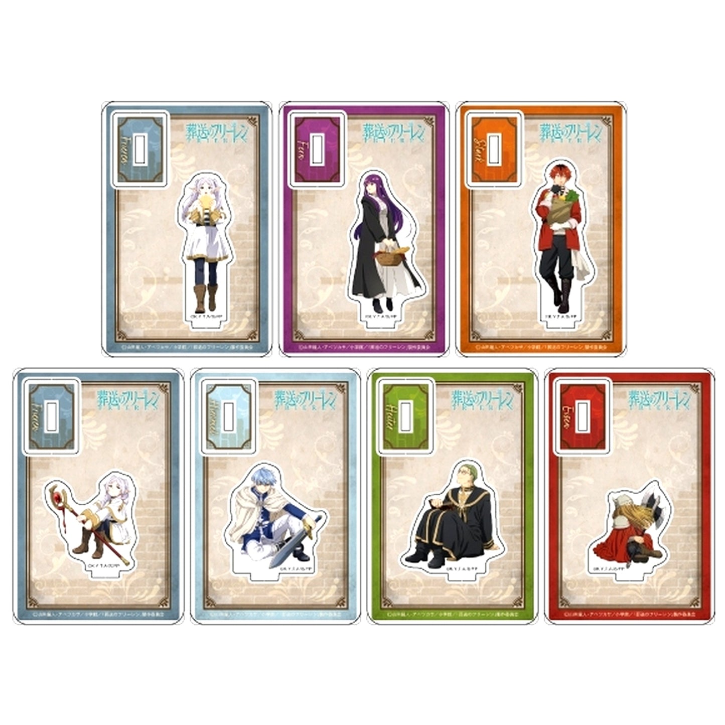 Set of 7 Frieren Beyond Journey's End Trading Mini Acrylic Stand C [USED]