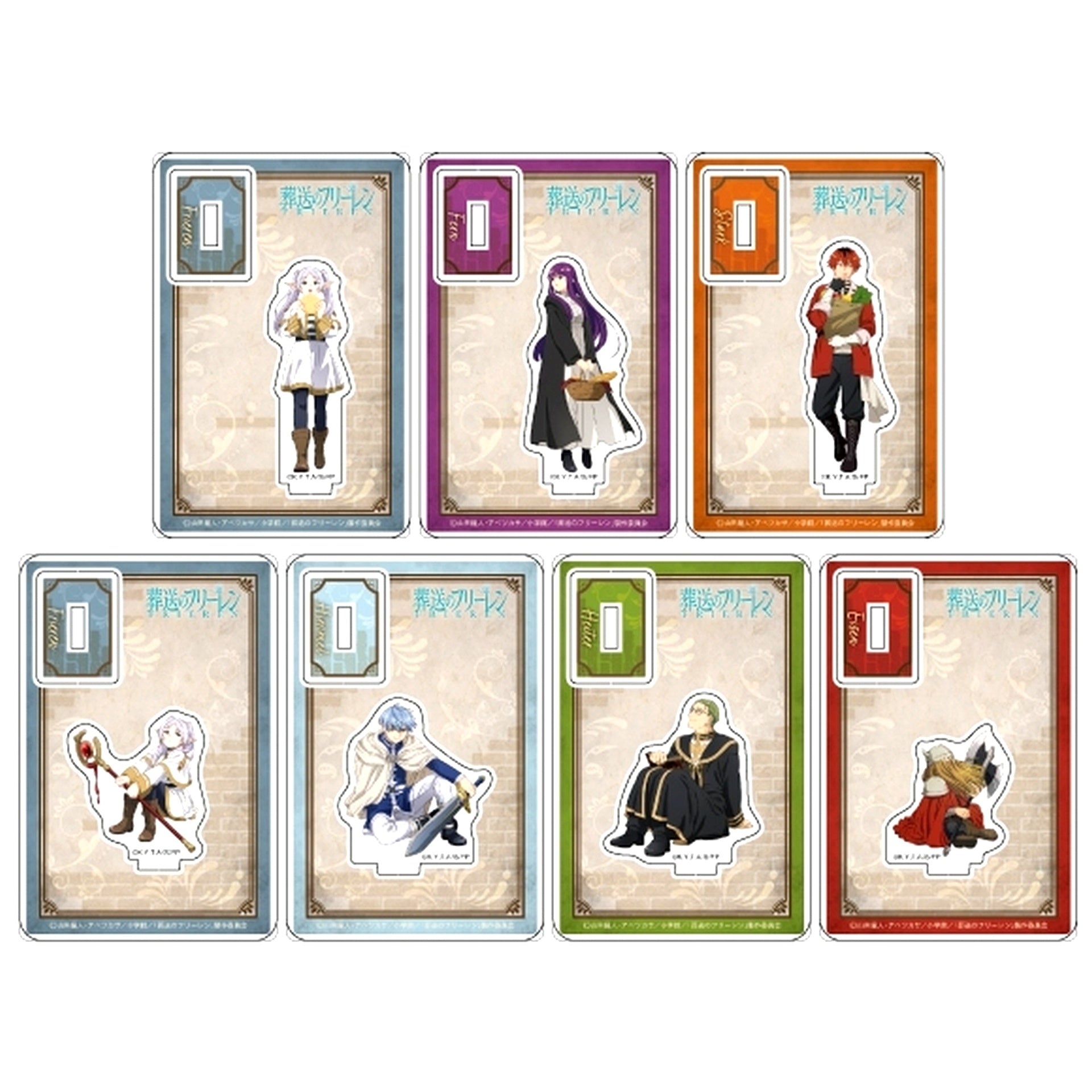 Set of 7 Frieren Beyond Journey's End Trading Mini Acrylic Stand C [USED]