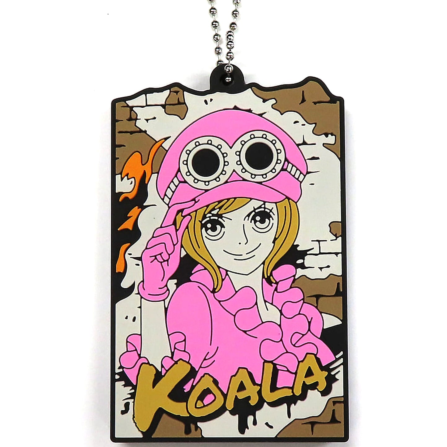 One Piece Koala Ichiban Kuji Flame of Revolution Tsunagaru Rubber Stand Collection Prize H Keychains [USED]