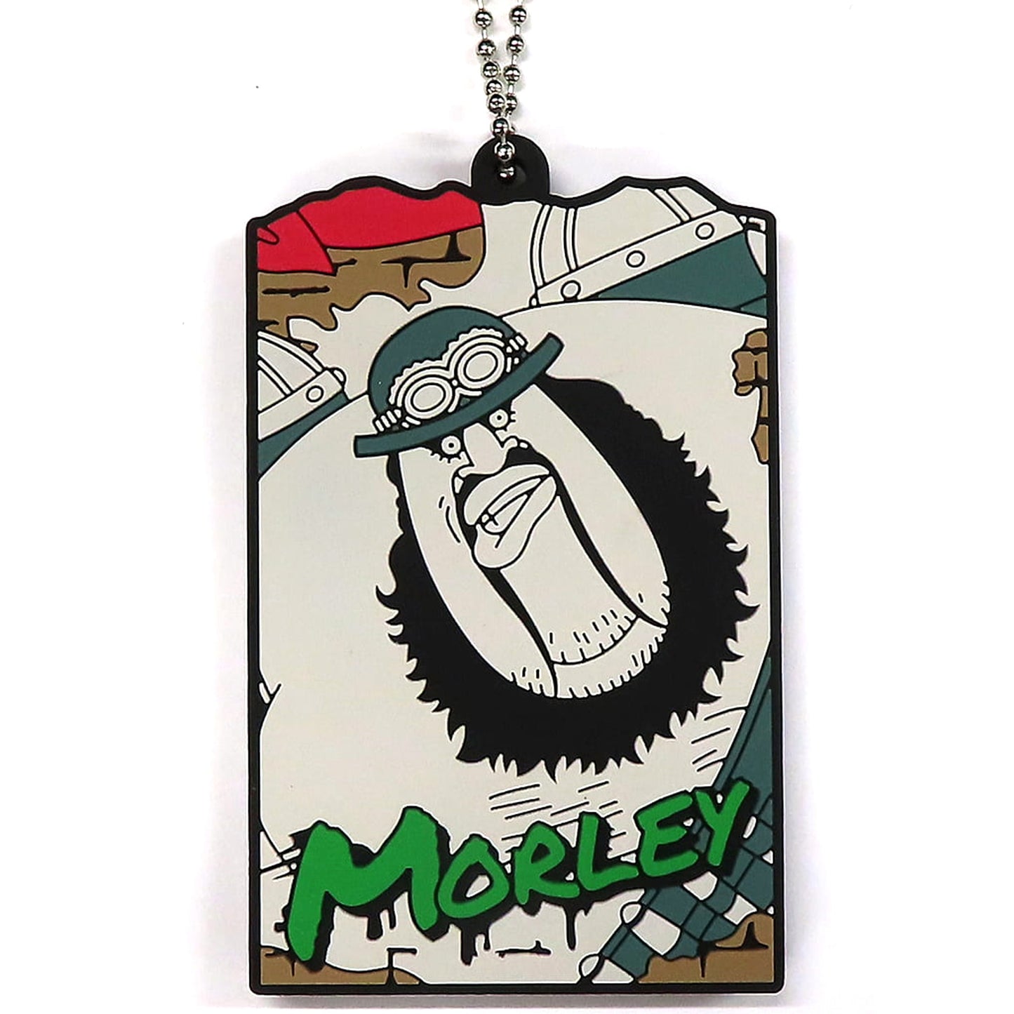 One Piece Morley Ichiban Kuji Flame of Revolution Tsunagaru Rubber Stand Collection Prize H Keychains [USED]