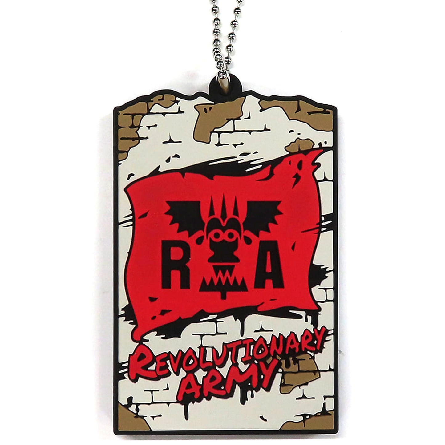 One Piece Revolutionary Army Emblem Ichiban Kuji Flame of Revolution Tsunagaru Rubber Stand Collection Prize H Keychains [USED]