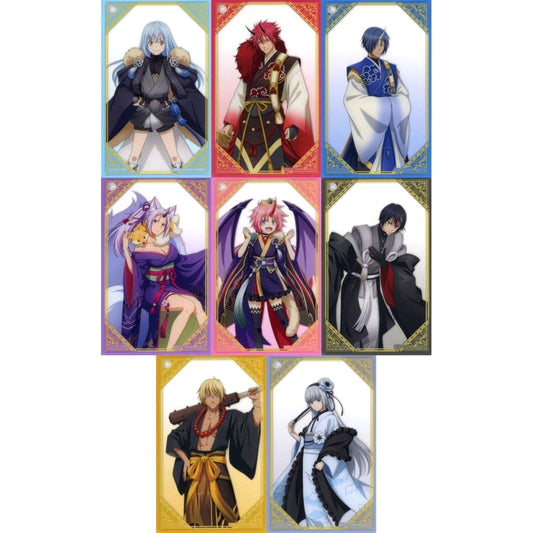 That Time I Got Reincarnated as a Slime Rimuru & Others All 8 Types Set Ichiban Kuji Hyakkigatari Design Acrylic Charms Prize G [USED]