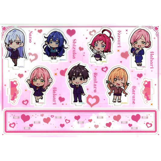 Group Acrylic Diorama Button Kuji Haitatchi The 100 Girlfriends Who Really, Really, Really, Really, Really Love You Last Ticket Prize [USED]
