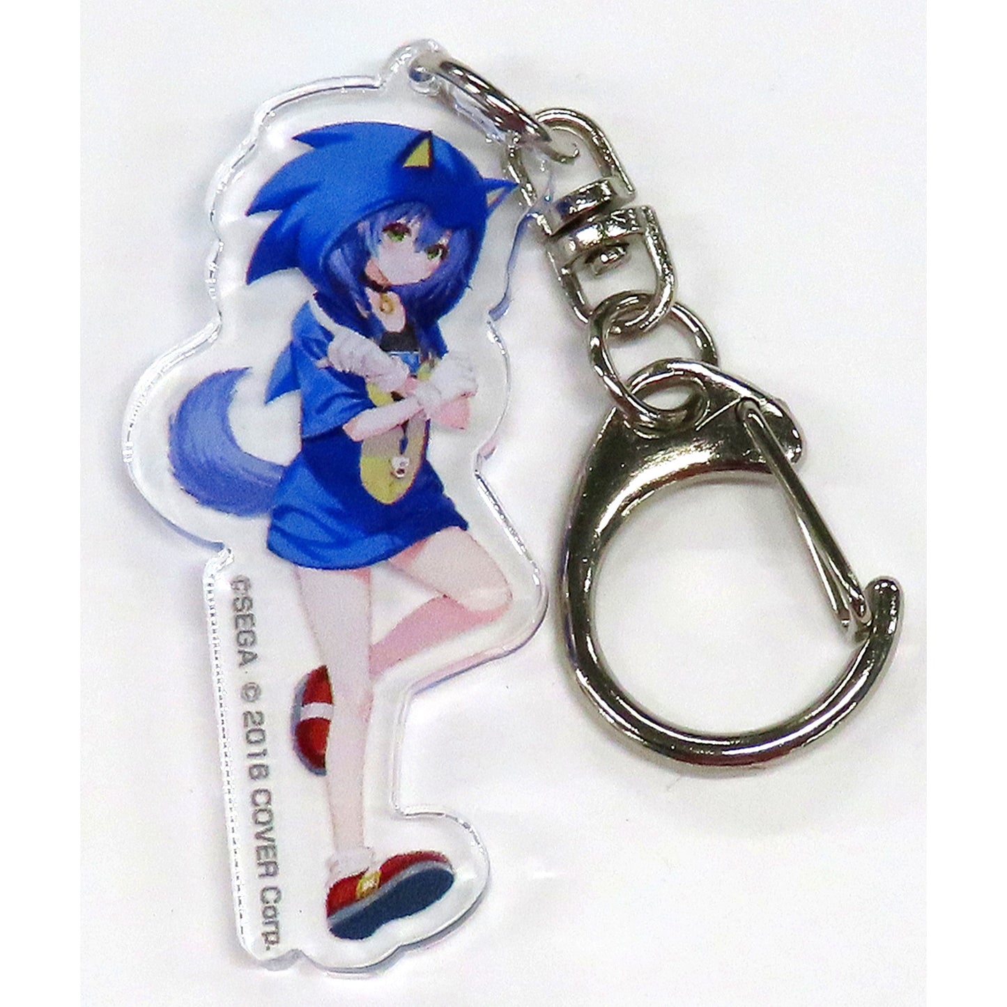 Inugami Korone Sonic Superstars Acrylic Keychain GEO Purchase Bonus [USED]